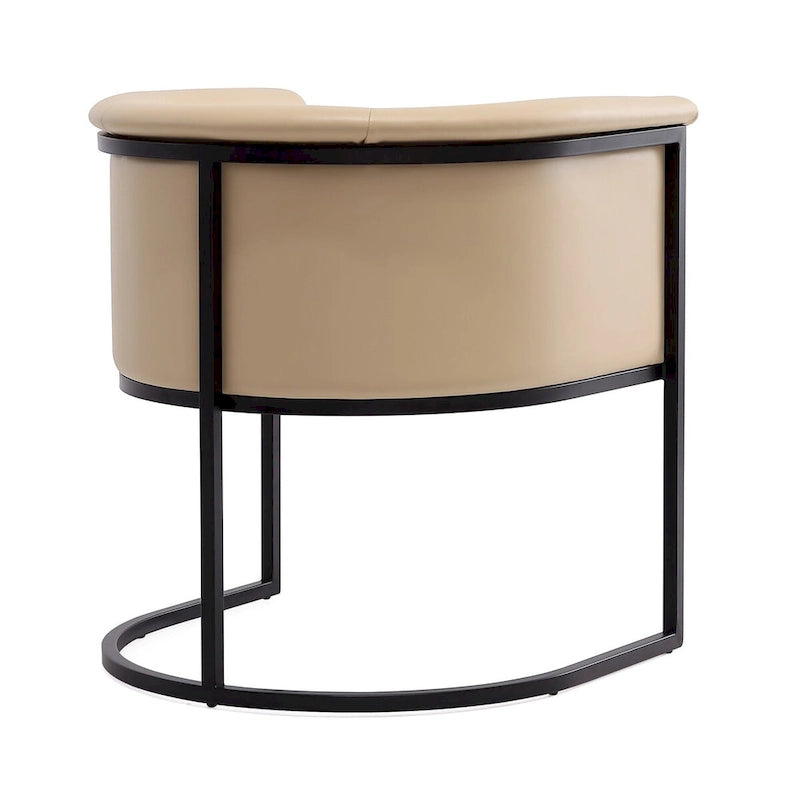 Chaise de salle à manger Ceets style Art déco industriel moderne du milieu du siècle, inspirée de Bali