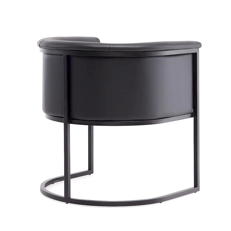 Chaise de salle à manger Ceets style Art déco industriel moderne du milieu du siècle, inspirée de Bali