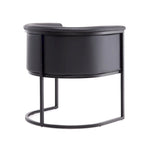 Chaise de salle à manger Ceets style Art déco industriel moderne du milieu du siècle, inspirée de Bali