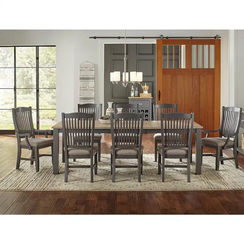 Simply Solid Luma 9-piece Solid Wood Dining Set