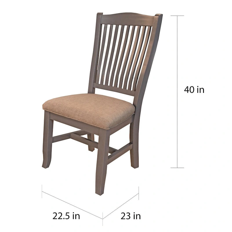 Ensemble de salle à manger 9 pièces en bois massif Simply Solid Luma