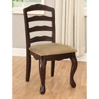 Ensemble de salle à manger traditionnel Shak en bois brun 7 pièces avec rallonge, par Furniture of America