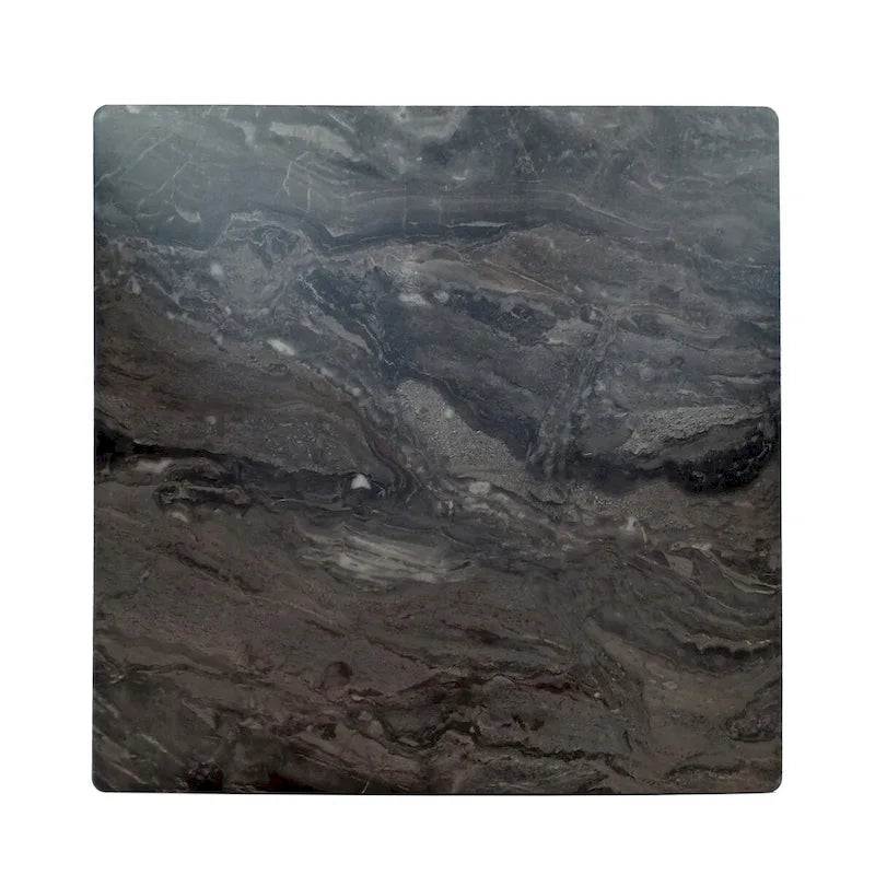 Table de bar moderne de 107 cm (42 pouces), pieds en bois d'hévéa et plateau stratifié