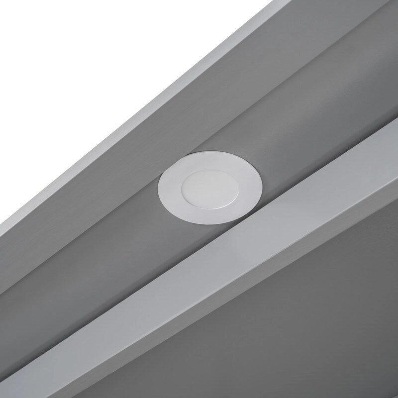 Lit escamotable mural Queen Size avec étagères, tiroirs et éclairage LED