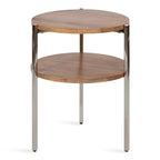Table d'appoint ronde Kate and Laurel Lamaar - 19x19x25