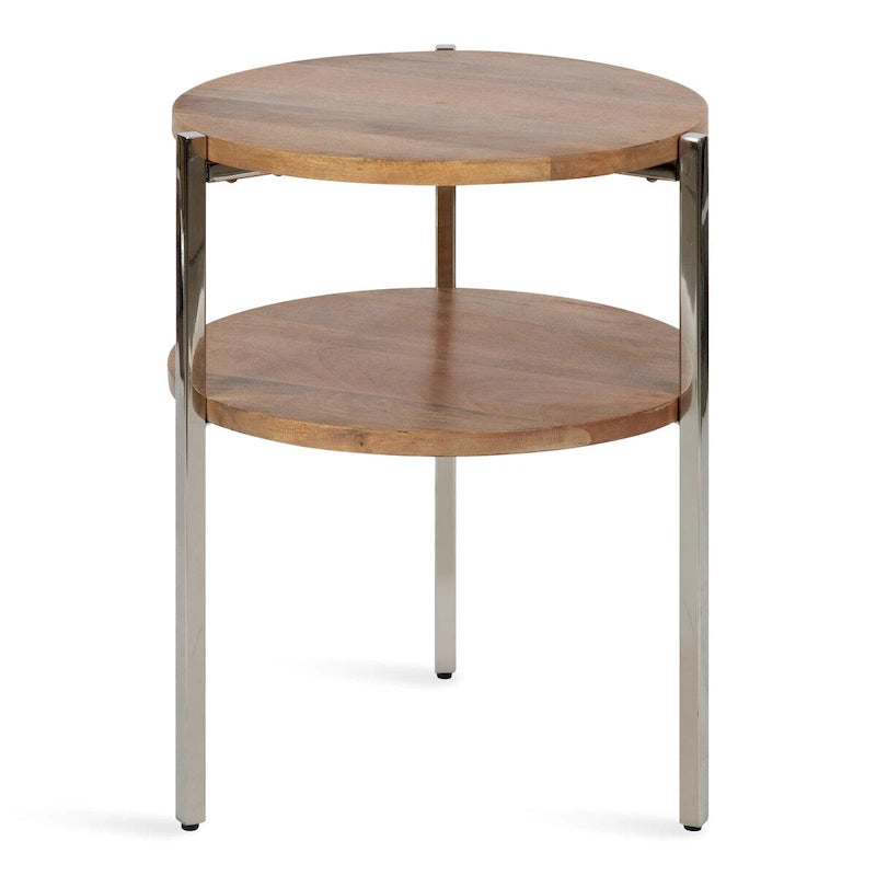 Table d'appoint ronde Kate and Laurel Lamaar - 19x19x25