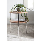 Table d'appoint ronde Kate and Laurel Lamaar - 19x19x25