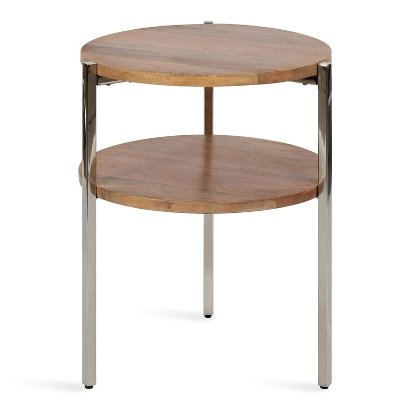 Table d'appoint ronde Kate and Laurel Lamaar - 19x19x25