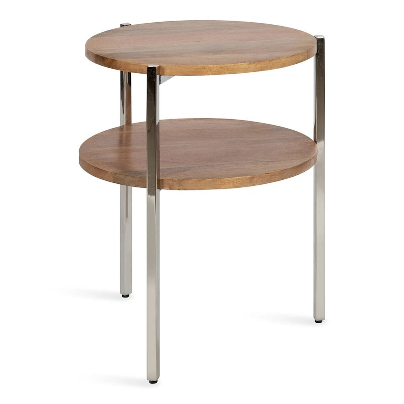 Table d'appoint ronde Kate and Laurel Lamaar - 19x19x25
