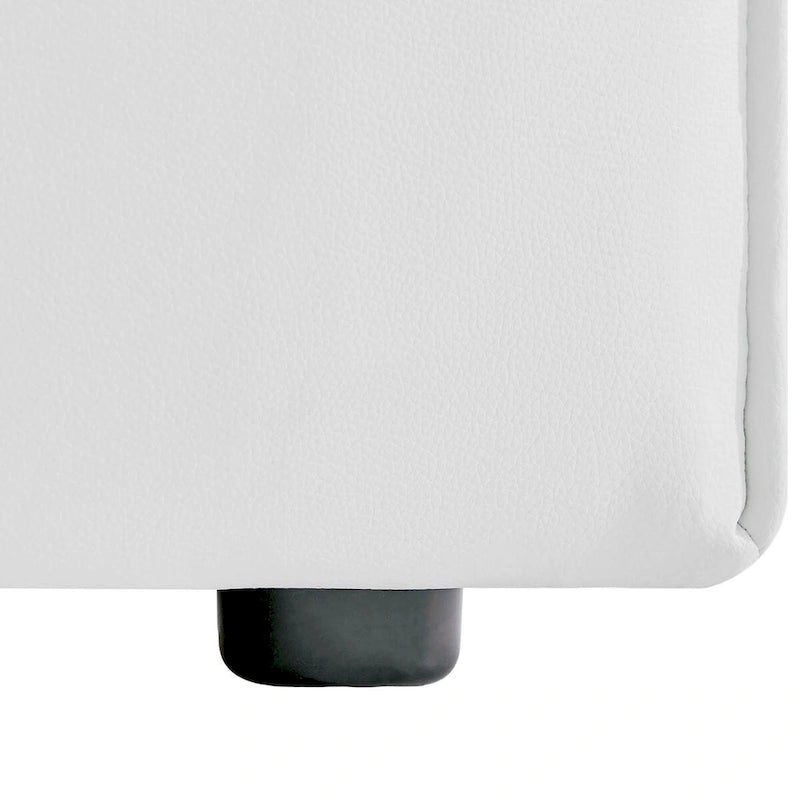 Canapé d'angle 7 pièces Mingle en cuir végétalien