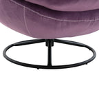 Fauteuil d'appoint gris avec repose-pieds, fauteuil TV, fauteuil de salon