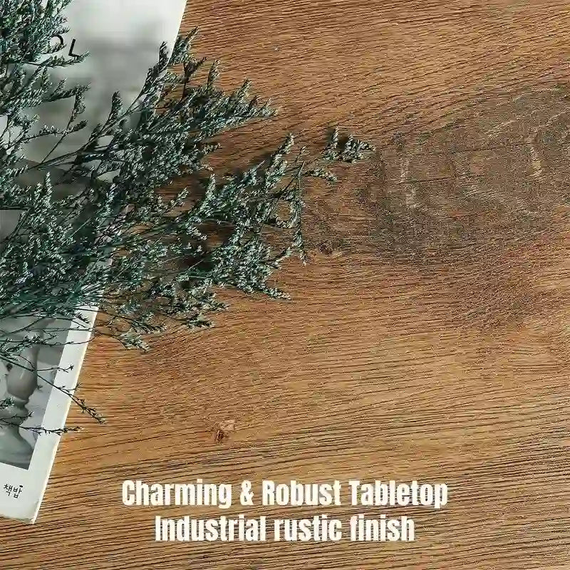 Table basse/meuble TV style Mid-Century Modern avec tiroir - 41,3 cm (P) x 21,7 cm (L) x 17,7 cm (H)