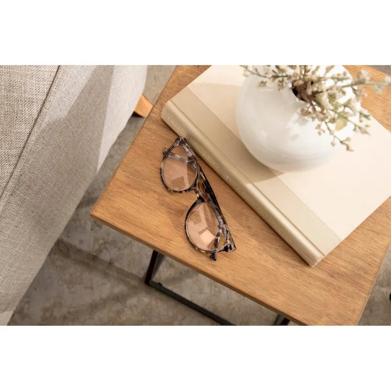 Table et support à plantes Kate and Laurel Elix en bois et métal