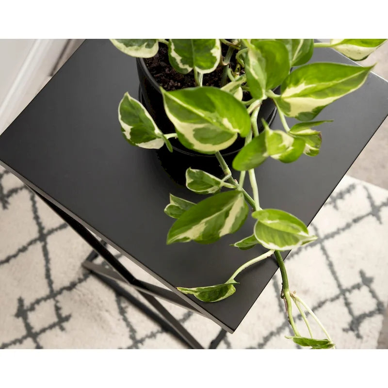 Table et support à plantes Kate and Laurel Elix en bois et métal