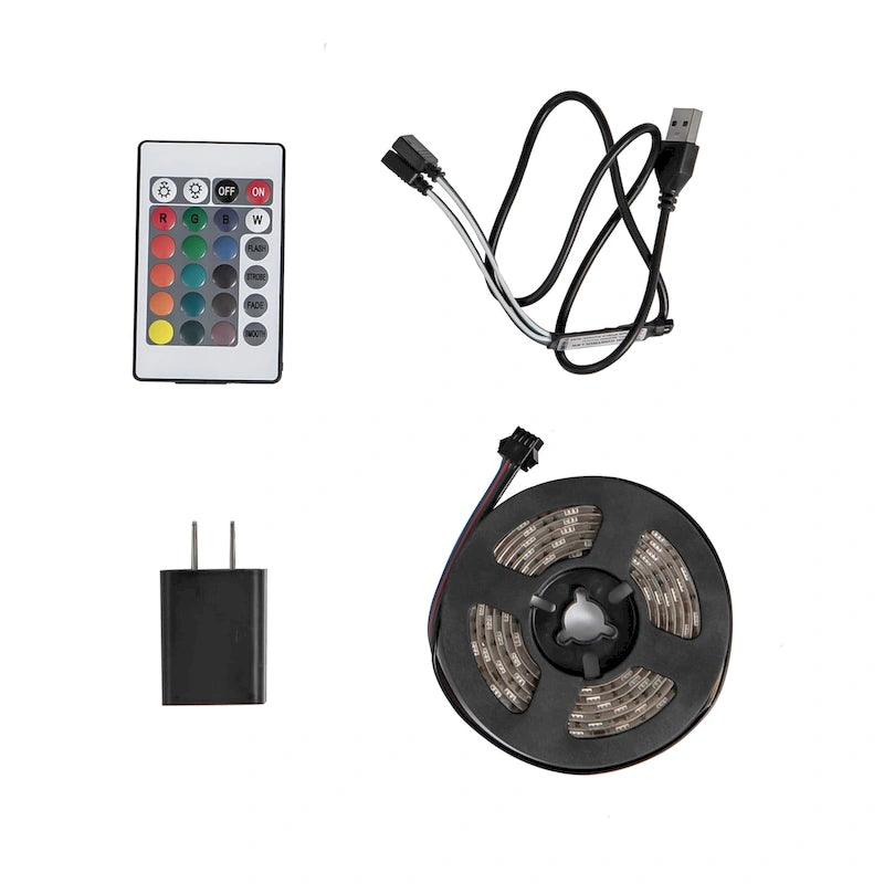 Support mural flottant pour téléviseur 65 pouces avec 16 LED de couleur