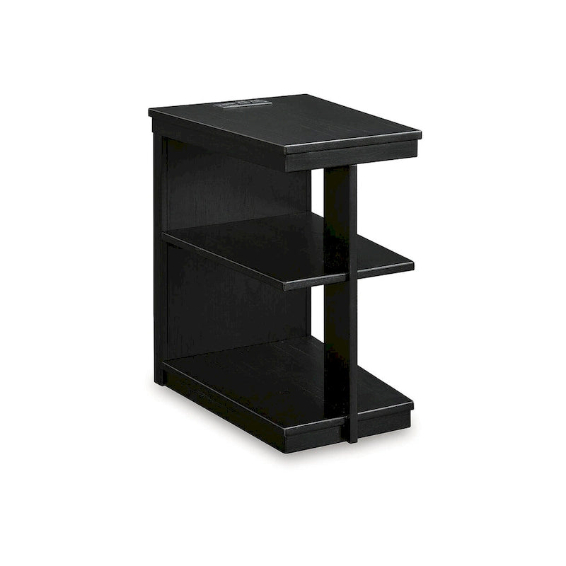 Table d'appoint noire Signature Design by Ashley Winbardi - 40,6 cm (L) x 53,3 cm (P) x 61 cm (H)