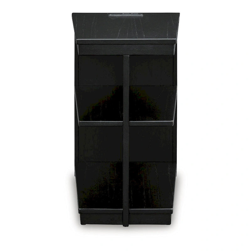 Table d'appoint noire Signature Design by Ashley Winbardi - 40,6 cm (L) x 53,3 cm (P) x 61 cm (H)