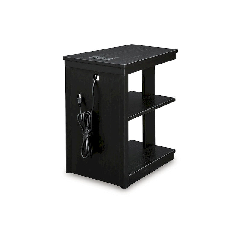 Table d'appoint noire Signature Design by Ashley Winbardi - 40,6 cm (L) x 53,3 cm (P) x 61 cm (H)