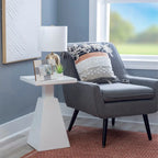 Table d'appoint contemporaine en bois de cerisier