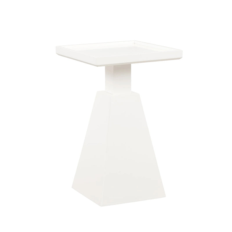 Table d'appoint contemporaine en bois de cerisier