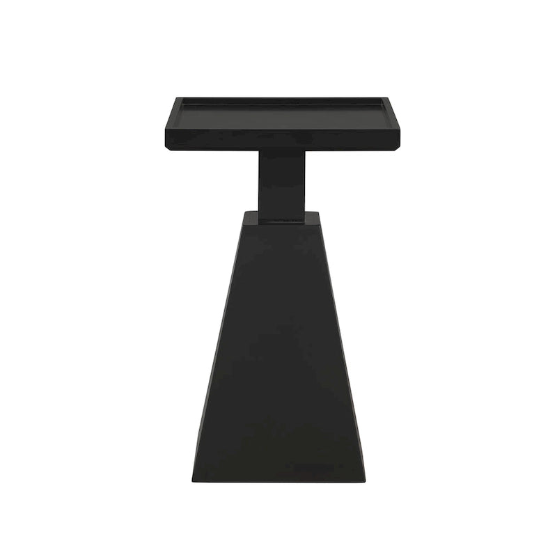 Table d'appoint contemporaine en bois de cerisier