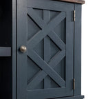 Meuble TV en bois style ferme de 54 pouces pour téléviseurs jusqu'à 60 pouces