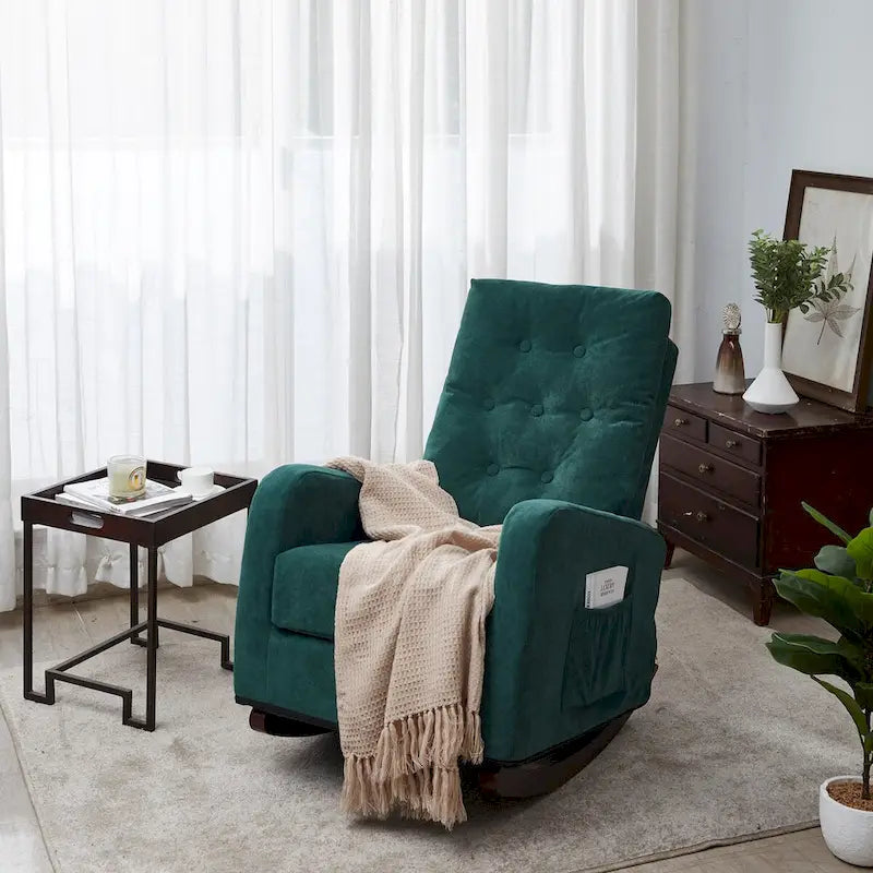 Fauteuil inclinable confortable en tissu, canapé de loisirs