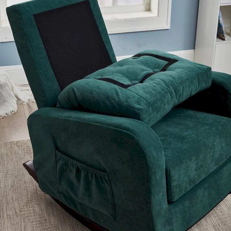 Fauteuil inclinable confortable en tissu, canapé de loisirs