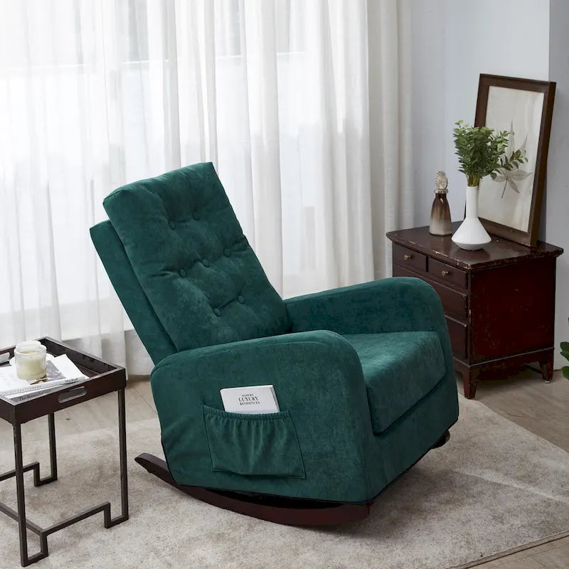 Fauteuil inclinable confortable en tissu, canapé de loisirs