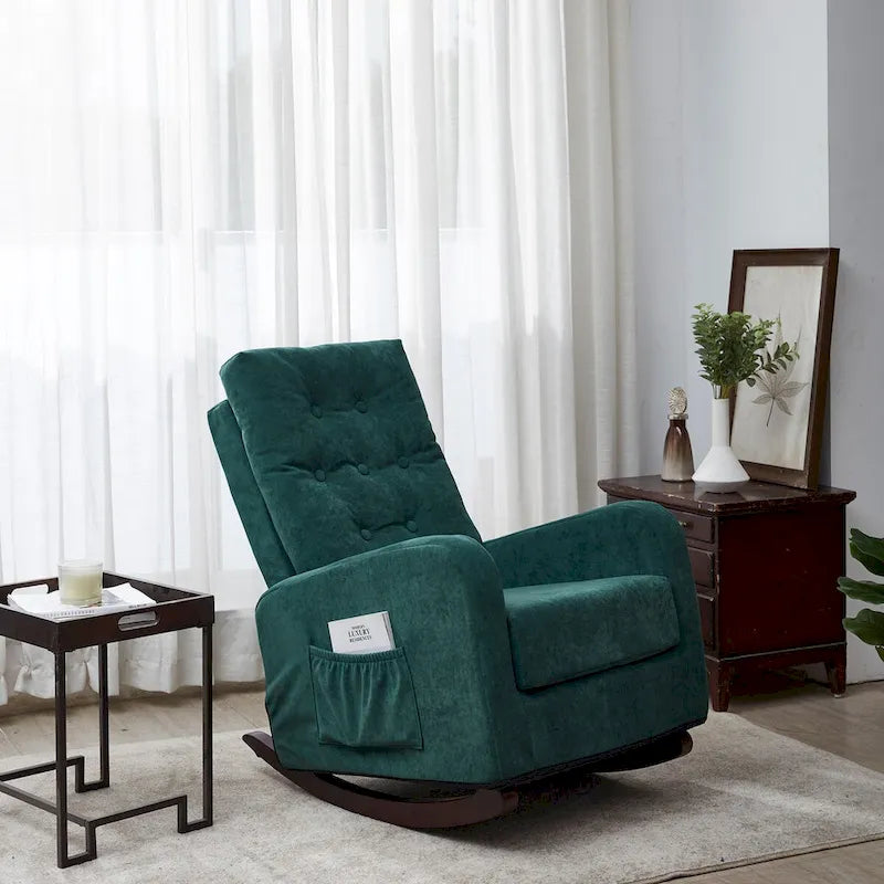 Fauteuil inclinable confortable en tissu, canapé de loisirs