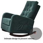 Fauteuil inclinable confortable en tissu, canapé de loisirs