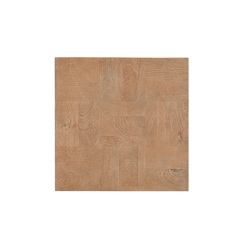 Table d'appoint moderne Caden en bois massif