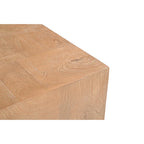 Table d'appoint moderne Caden en bois massif