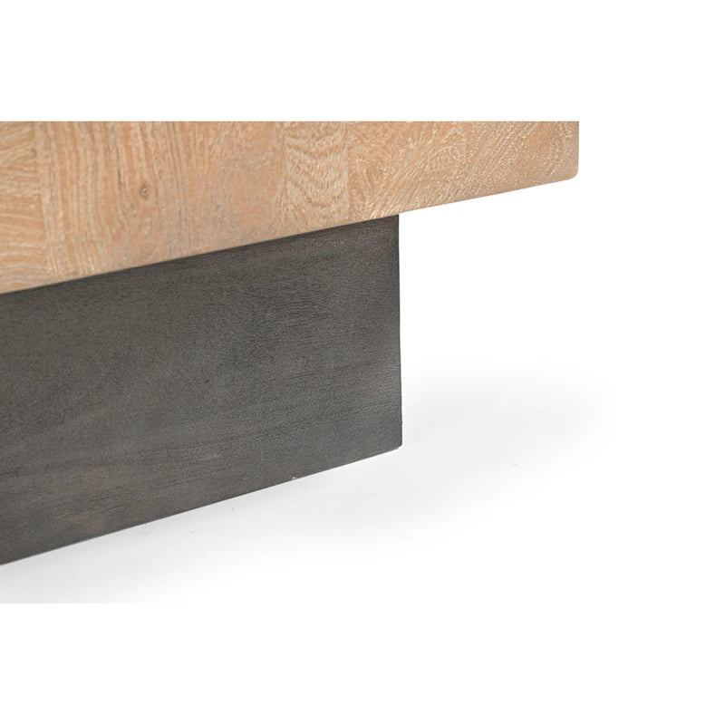 Table d'appoint moderne Caden en bois massif