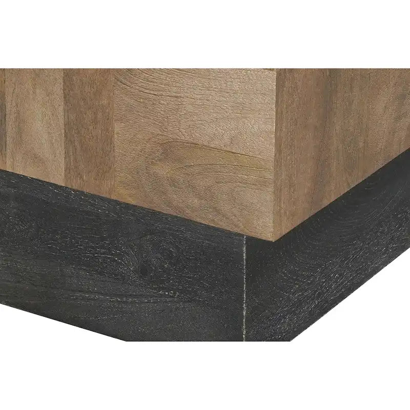 Table d'appoint moderne Caden en bois massif