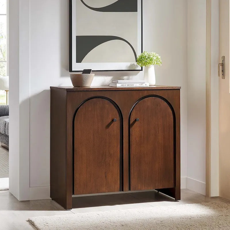 Armoire de rangement Appia à 2 portes cintrées