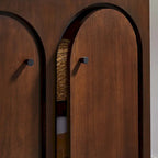 Armoire de rangement Appia à 2 portes cintrées