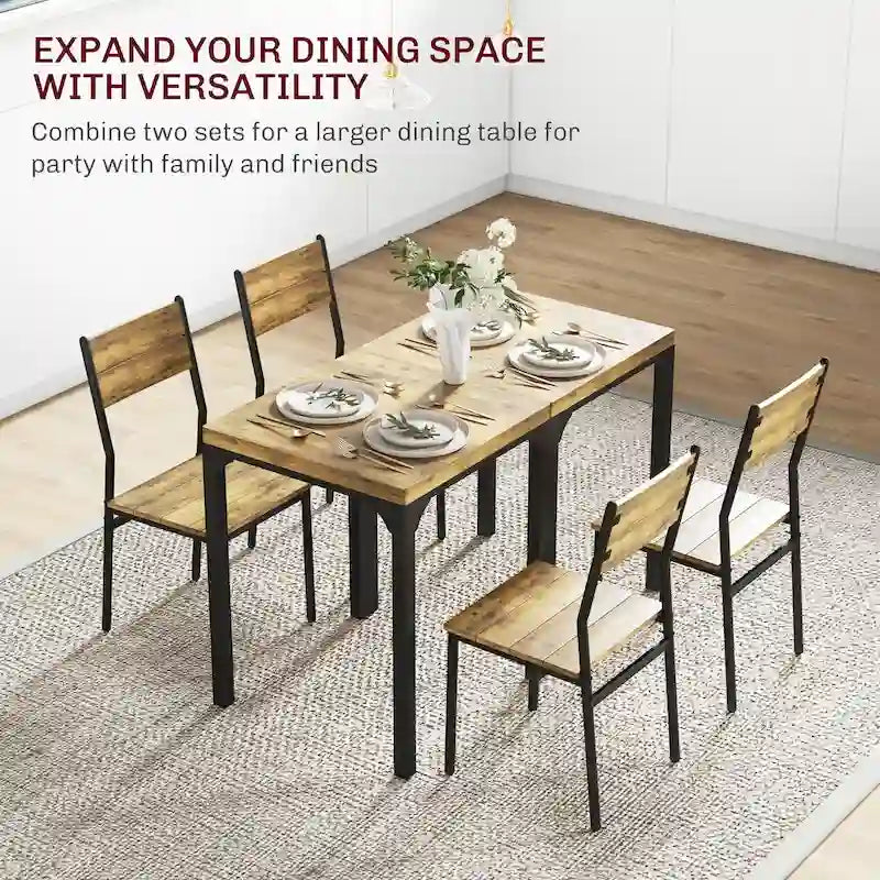 Ensemble table et chaises de salle à manger HOMCOM 3 pièces pour 2 personnes, style moderne, idéal pour un coin repas ou un petit espace.
