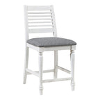 Ensemble de salle à manger 5 pièces Ionessa Farmhouse en bois blanc antique, hauteur comptoir, par Furniture of America