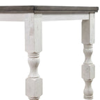 Ensemble de salle à manger 5 pièces Ionessa Farmhouse en bois blanc antique, hauteur comptoir, par Furniture of America