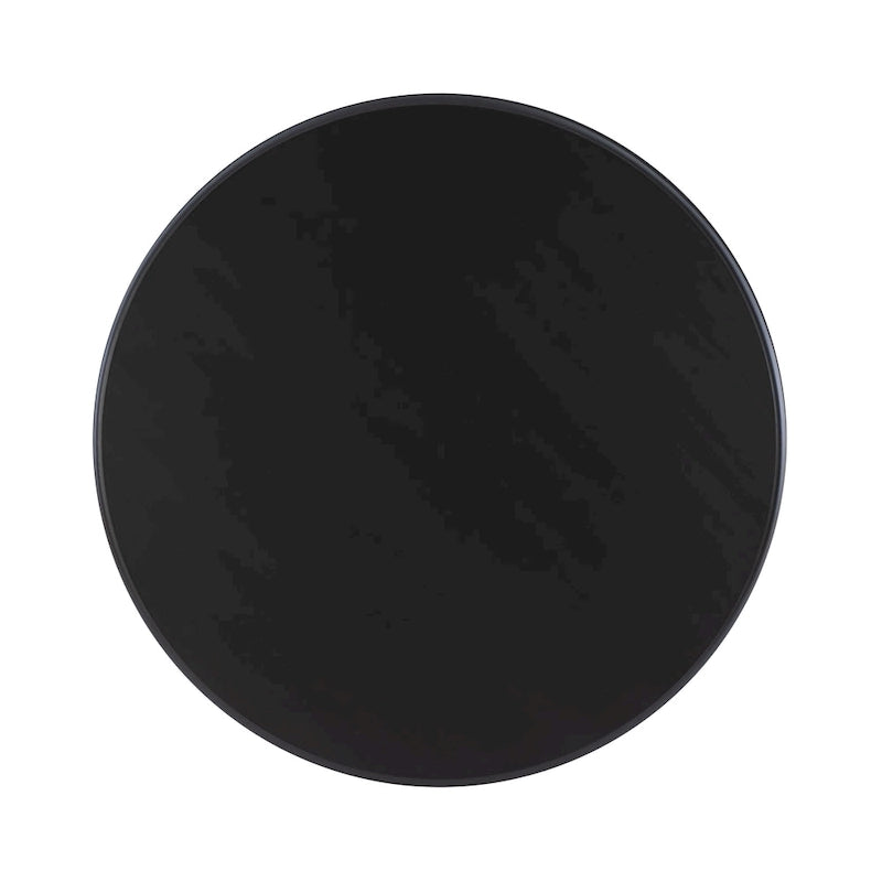 Ensemble de coin repas et table 3 pièces en bois noir Josie