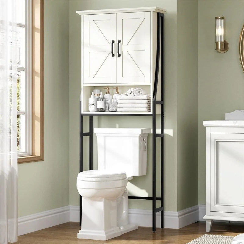 Armoire de rangement à installer au-dessus des toilettes - 8,5 cm (P) x 25 cm (L) x 69 cm (H)