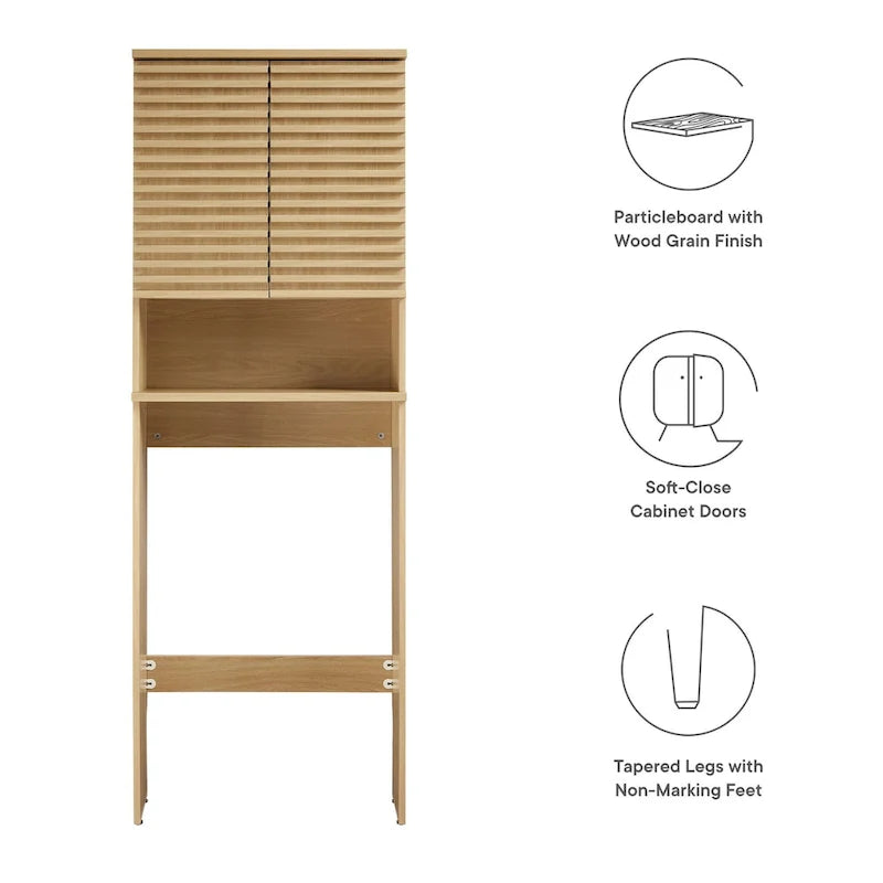 Enduit au-dessus du meuble de rangement de salle de bain des toilettes