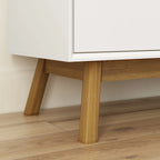 Commode à 6 tiroirs de style moderne du milieu du siècle, Plank and Beam