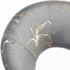 Fauteuil de coiffeuse moderne en velours bronzé, fauteuil de loisirs