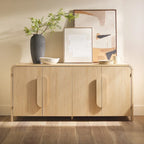 Buffet moderne Middlebrook de 64 pouces avec bords arrondis