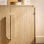 Buffet moderne Middlebrook de 64 pouces avec bords arrondis