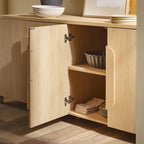 Buffet moderne Middlebrook de 64 pouces avec bords arrondis