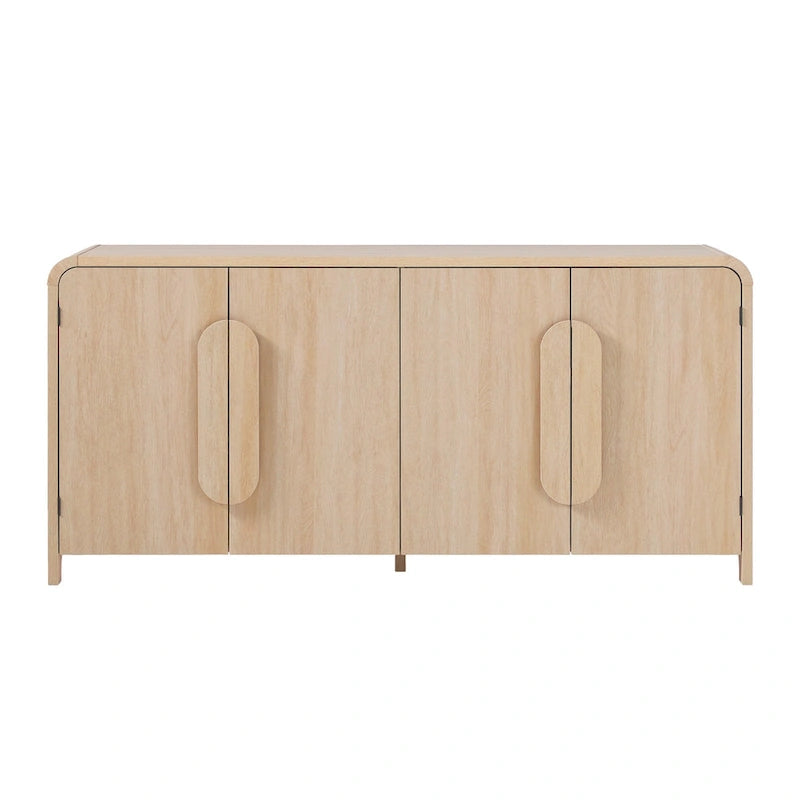Buffet moderne Middlebrook de 64 pouces avec bords arrondis