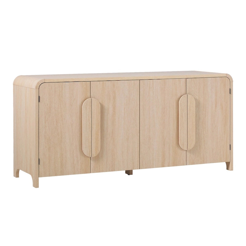 Buffet moderne Middlebrook de 64 pouces avec bords arrondis